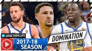 Stephen Curry, Klay Thompson & Draymond Green BIG 3 Highlights vs Nuggets (2018.01.08) - DOMINATION