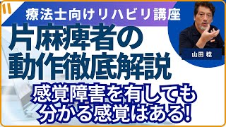 片麻痺者の動作徹底解説 8　「感覚障害が有っても分かる感覚はある！」