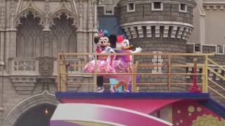 東京ディズニーランド　夏祭り　2016　彩涼華舞　立ち見最前列　ミニーちゃんデイジー中心