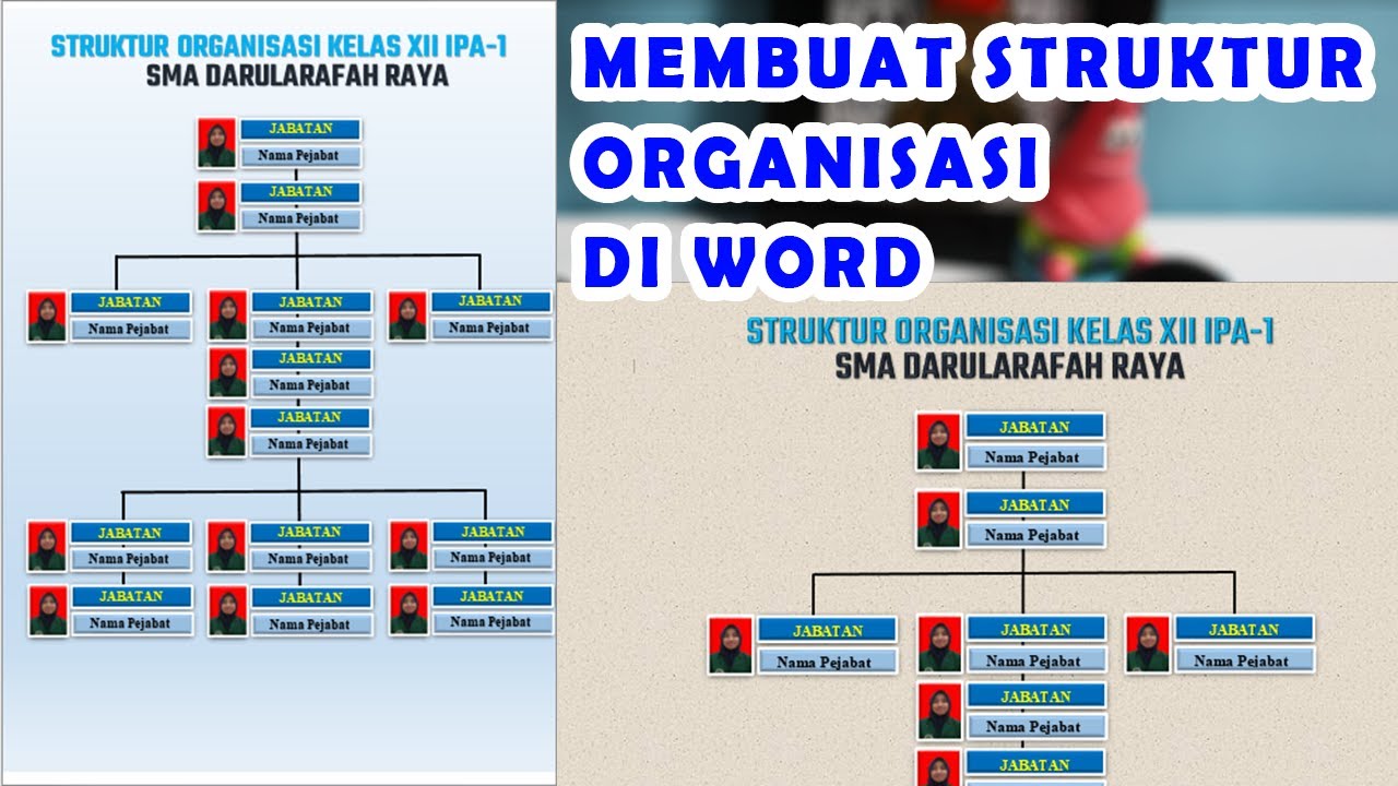 Cara Membuat Struktur Organisasi Otomatis Di Powerpoint Free Word