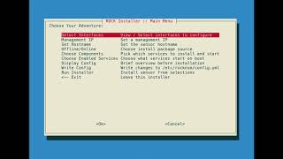 ROCK 2.4 Text User Interface