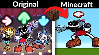 FNF Character Test | Gameplay Vs Minecraft Note Block | Cuphead.exe | Playground