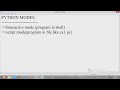 Python - Types of modes(tamil) | Interactive mode|script modes| class-2
