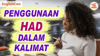 Penggunaan Had dalam Bahasa Inggris | Contoh Kalimat Past Perfect Tense Menggunakan Had dan Had Been