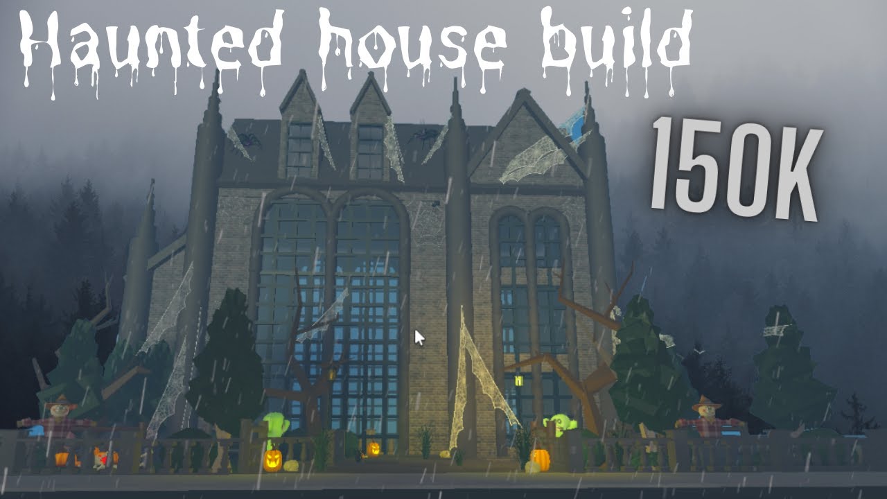 - Bloxburg - 150k Haunted House Build - Roblox - - YouTube