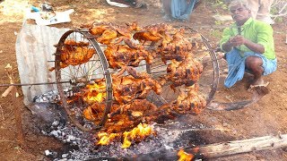 Two Wheeler Tandoori | Grilled Chicken in Cycle Wheel | Chicken Tandoori/food fun village