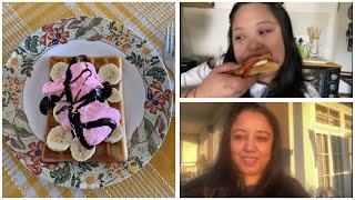 Aizwal Leh Guwahati Vlog | Waffles Recipe | Egg Cheese Sandwich