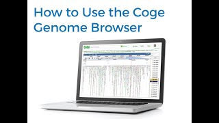 How to Use the CoGe Genome Browser