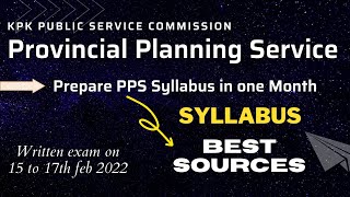 Provincial Planning Service Preps Best Source| Provincial planning services kpk|pps kpk syllabus