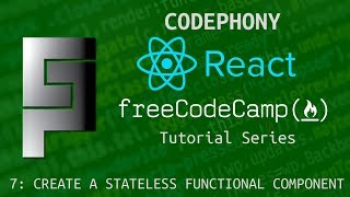 How to use React Stateless Functional Components - Challenge 7 | FreeCodeCamp Tutorial