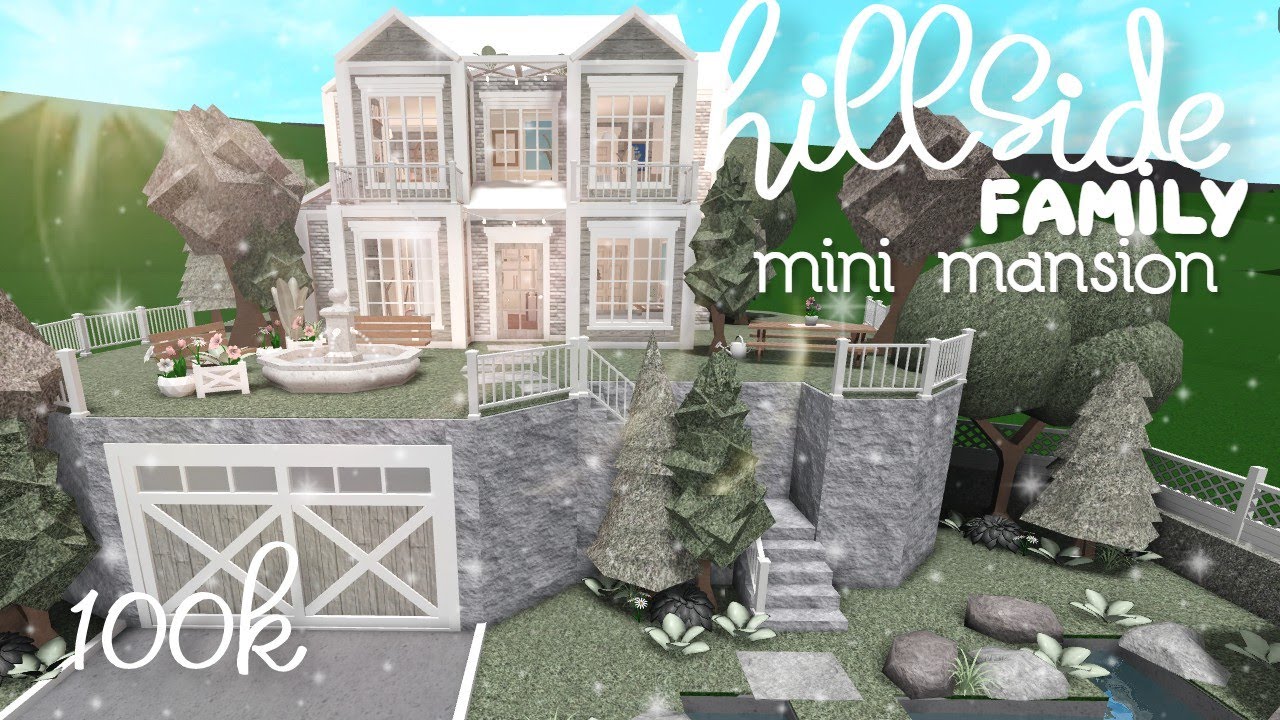 Bloxburg Family Hillside Mansion