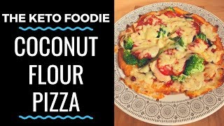 Easy Keto Recipe - Pizza with Coconut Flour Fat Head Dough - The Keto Foodie