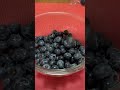 Satisfying and Healthy Blueberry #shorts #asmr #blueberry