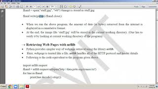 Python Application Programming - Module 5 - URLLIB