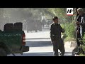 security forces surround kabul university campus