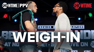 Benavidez vs. Andrade: Weigh-In | SATURDAY on SHOWTIME PPV