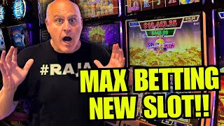 ITS FINALLY HERE!!! MAX BETTING THE BRAND NEW SPIN AND WIN SLOTS!