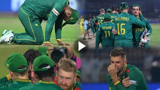 South Africa All Crying Moments After Loose Against Australia in WorldCup2023 Semifinals