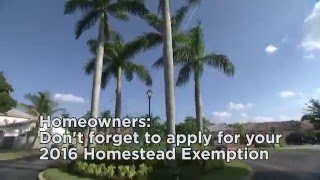 Property Appraiser Office: Homestead Exemption