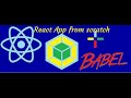 create a react app from scratch with webpack-4  | No CLI - 2021