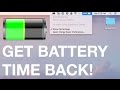 Fix Your MacBook's Battery Time Indicator