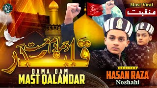 Dama Dam Mast Qalandar | New Manqabat Maula Ali 2024 | Hasan Raza Noshahi