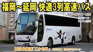 【高速バス「ごかせ号」】3列シートの快適なバスで九州山地の大自然と絶景を満喫【福岡～高千穂・延岡】