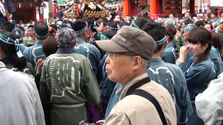 神田祭'17 神輿宮入 東神田 豊島町