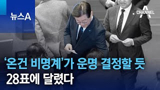 28표에 달렸다…‘온건 비명계’가 李 운명 결정할 듯 | 뉴스A