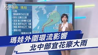 瑪娃外圍環流影響 北中部宜花豪大雨｜TVBS新聞@TVBSNEWS01