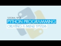 Python Programming - Creating a Menu