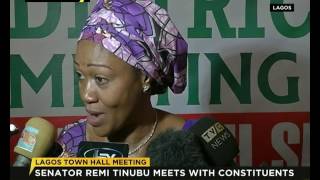 Senator Oluremi Tinubu meets with constituents in Lagos State