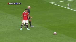 Bruno Fernandes Vs Everton -Every Touch (07,08,2021) HD