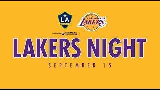 Your LA Galaxy x LA Lakers starting five | LA Lakers Night on Sept. 15