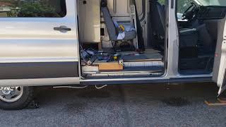 2020 Ford Transit Ador cable sliding door - opening \u0026 closing finally working but with one caveat