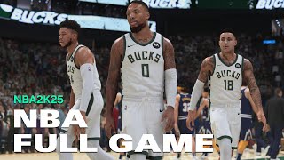 DENVER NUGGETS vs MILWAUKEE BUCKS  GAMEPLAY PS5 { 4K ULTRA HD }