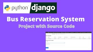 Bus Reservation System Project in Python Django with Source Code