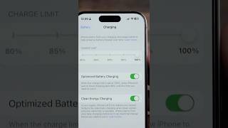 New Battery Charging Settings for iPhone 🪫🔋