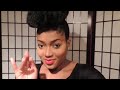 classy natural hair marley braid high bun **must see