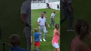 Rickie Fowler tosses glove to young fan at FedEx St. Jude Championship #shorts