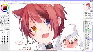 叶くんを描いてみた Clip Studio Paint