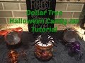 Dollar Tree Halloween Candy Jar Tutorial