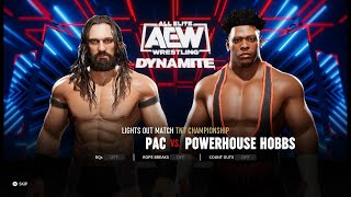 AEW Fight Forever - Pac vs. Powerhouse Hobbs (PS4)