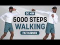 5000 STEPS in 30 Min | Walking Fat Burn Workout | HIIT Workout | Workout To The Beat | Weight Loss