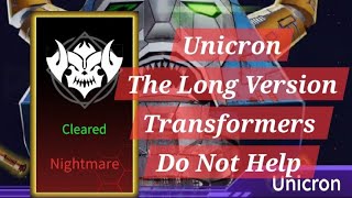 Unicron: Long Play: Transformers Do Not Help: Don't Arm Missle To Get Transformation Wing Fighter