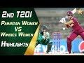 2nd T20I | Pakistan Women vs Windies Women at Karachi | Highlights | Super Over | PCB