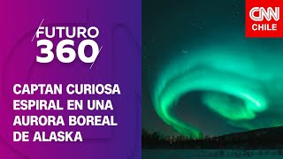 Misteriosa espiral aparece en aurora boreal de Alaska | Bloque científico de Futuro 360