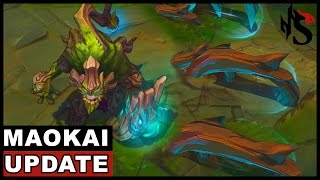 Maokai Midseason 2017 Tank Update All Abilities In Game (League of Legends)