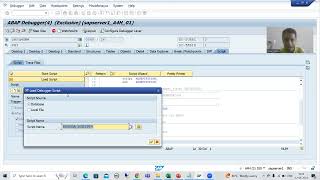 21 - Debugging - Script - Stop SAP Debugger on Selection of Tables Part1