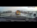 semi truck loses control nearly hits first responders in kalamazoo county michigan